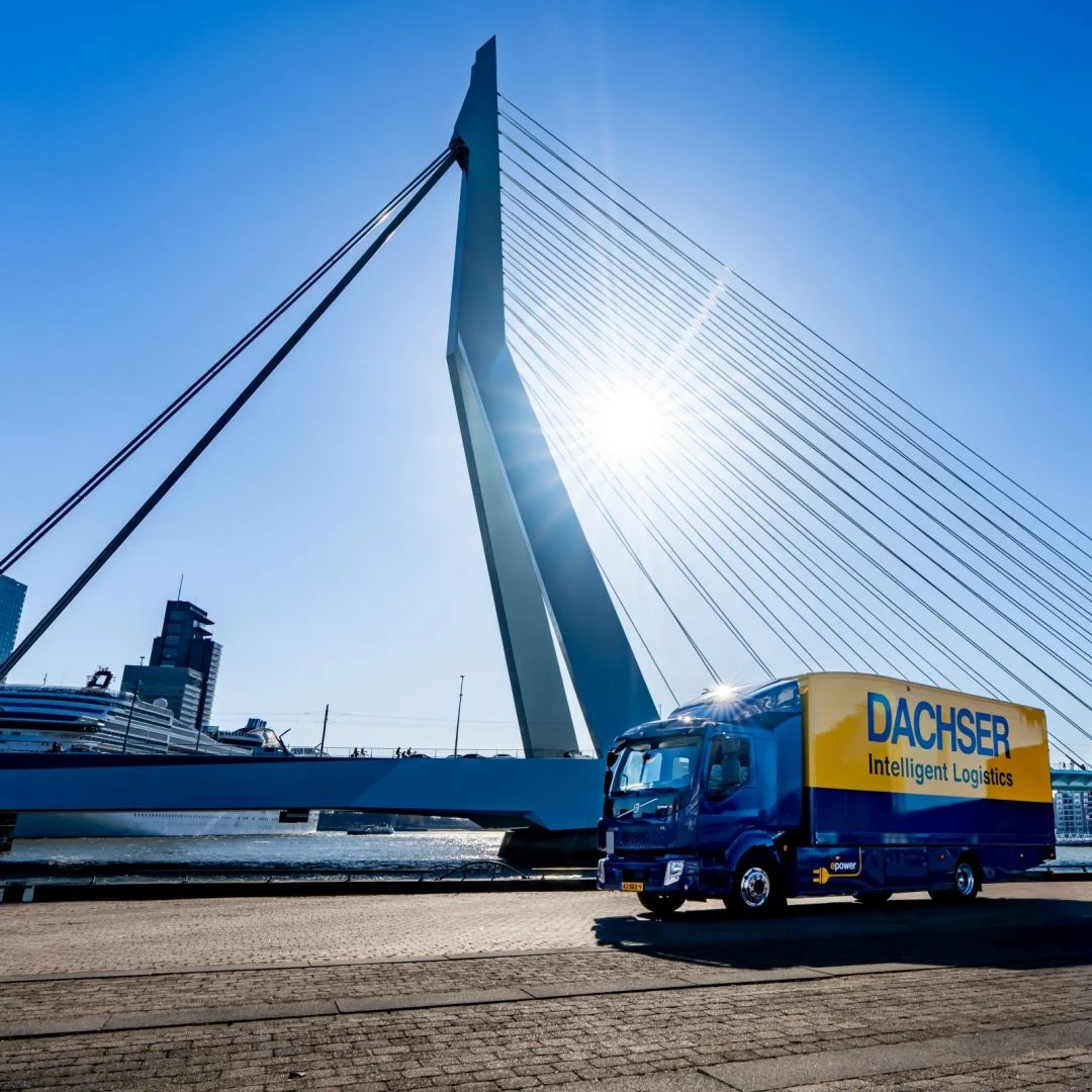 DACHSER E-Lkws in Rotterdam