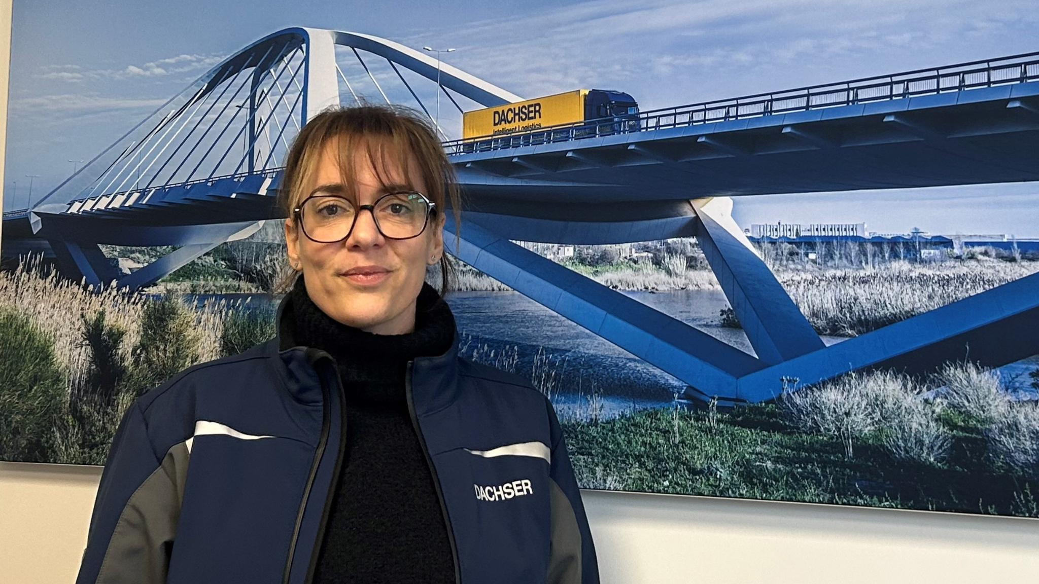 Émilie Bion, Fernverkehrs-Managerin bei Dachser in Wissous 
